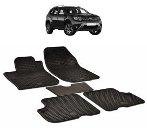 Set covorase presuri DACIA DUSTER din 2010-2018, auto, din cauciuc thermoplastic - Img 2