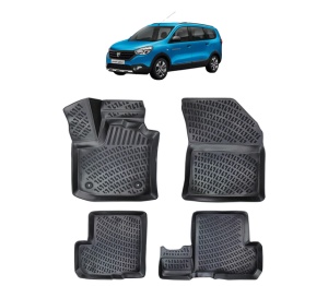 Set covorase presuri DACIA LODGY din 2012, auto, din cauciuc thermoplastic - Img 2