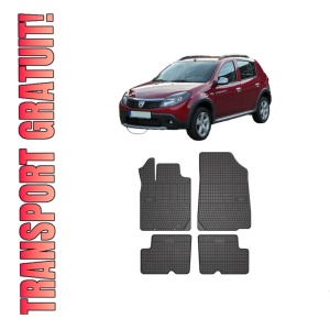 Set covorase presuri DACIA SANDERO din 2008-2020, auto, din cauciuc thermoplastic, DACIA