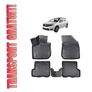Set covorase presuri DACIA SANDERO II din 2012-2020, auto, din cauciuc thermoplastic