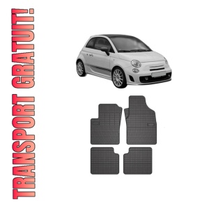 Set covorase presuri FIAT 500 C din 2008-2017, auto, din cauciuc thermoplastic, FIAT
