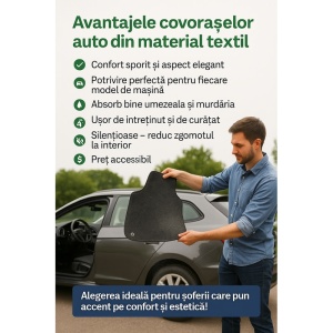 Set Covorase Presuri FIAT BRAVA (182_) din 2000-2001, Auto, Material Textil Mocheta, FIAT - Img 6
