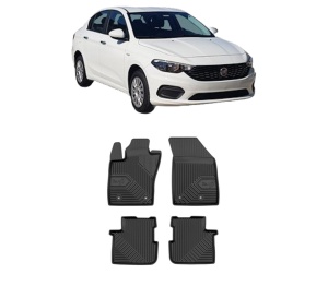 Set covorase presuri FIAT TIPO | 356 din 2012-2017, auto, din cauciuc thermoplastic, FIAT - Img 2