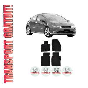 Set Covorase Presuri HONDA CIVIC VIII Hatchback (FN, FK) din 2005-2012, Auto, Material Textil Mocheta, HONDA