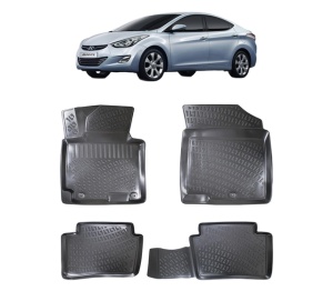 Set covorase presuri HYUNDAI ELANTRA V din 2010-2015, auto, din cauciuc thermoplastic - Img 2