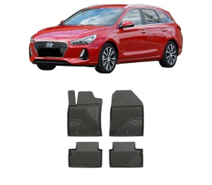 Set covorase presuri HYUNDAI i30 Estate (PDE) din 2017-2020, auto, din cauciuc thermoplastic, HYUNDAI - Img 2