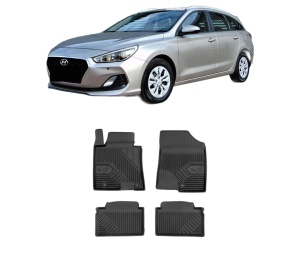 Set covorase presuri HYUNDAI i30 Kombi Van (GDE, GD) din 2015-2017, auto, din cauciuc thermoplastic, HYUNDAI - Img 2