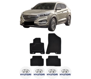 Set Covorase Presuri HYUNDAI TUCSON (TL, TLE) din 2015-2023, Auto, Material Textil Mocheta, HYUNDAI - Img 2