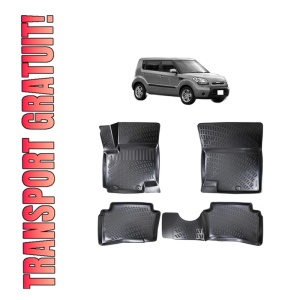 Set covorase presuri KIA SOUL I din 2008-2014, auto, din cauciuc thermoplastic