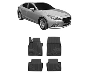 Set covorase presuri MAZDA 3 Hatchback (BP) din 2018-2021, auto, din cauciuc thermoplastic, MAZDA - Img 2