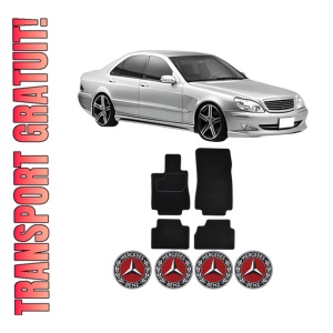 Set Covorase Presuri MERCEDES-BENZ S-CLASS (W220, V220) din 1998-2005, Auto, Material Textil Mocheta, MERCEDES-BENZ