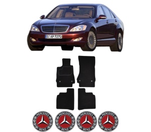 Set Covorase Presuri MERCEDES-BENZ S-CLASS (W221, V221) din 2005-2013, Auto, Material Textil Mocheta, MERCEDES-BENZ - Img 2