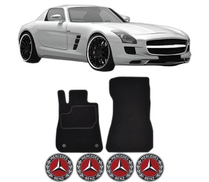 Set Covorase Presuri MERCEDES-BENZ SLS AMG (C197) din 2010-2013, Auto, Material Textil Mocheta, MERCEDES-BENZ - Img 2