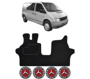 Set Covorase Presuri MERCEDES-BENZ VITO Bus (W638) din 1996-2003, Auto, Material Textil Mocheta, MERCEDES-BENZ - Img 2