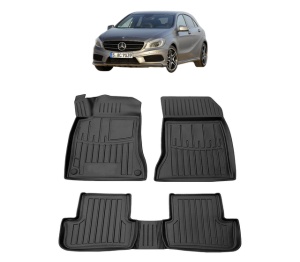 Set covorase presuri MERCEDES BENZ W176 A din 2012-2018, auto, din cauciuc thermoplastic - Img 7