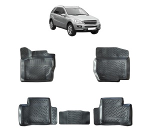 Set covorase presuri MERCEDES GLE ML-CLASS W164 din 2006-2011, auto, din cauciuc thermoplastic - Img 2