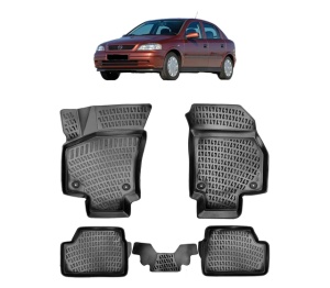 Set covorase presuri OPEL ASTRA G din 1998-2004, auto, din cauciuc thermoplastic - Img 2