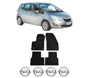 Set Covorase Presuri OPEL MERIVA B MPV (S10) din 2010-2017, Auto, Material Textil Mocheta, OPEL - Img 2