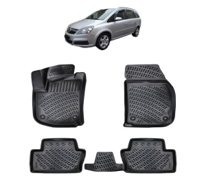 Set covorase presuri OPEL ZAFIRA B din 2005-2014, auto, din cauciuc thermoplastic - Img 2