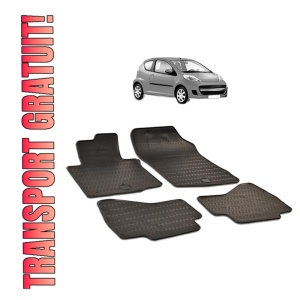 Set covorase presuri PEUGEOT 107 din 2005-2014, auto, din cauciuc thermoplastic