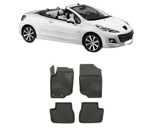 Set covorase presuri PEUGEOT 207 CC (WD_) din 2007-2015, auto, din cauciuc thermoplastic, PEUGEOT - Img 2