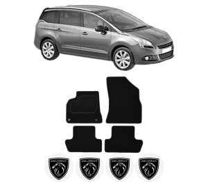 Set Covorase Presuri PEUGEOT 5008 (0U_, 0E_) din 2009-2017, Auto, Material Textil Mocheta, PEUGEOT - Img 2