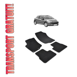 Set covorase presuri PEUGEOT P207 din 2006-2015, auto, din cauciuc thermoplastic - Img 8