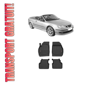 Set covorase presuri SAAB 9-3 Convertible (YS3F) din 2003-2015, auto, din cauciuc thermoplastic, SAAB