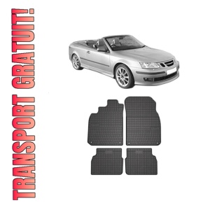 Set covorase presuri SAAB 9-3 Convertible (YS3F) din 2003-2015, auto, din cauciuc thermoplastic, SAAB