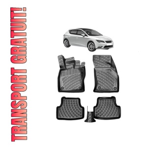Set covorase presuri SEAT LEON III din 2012-2020, auto, din cauciuc thermoplastic
