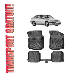 Set covorase presuri SKODA Octavia I din 1996-2004, auto, din cauciuc thermoplastic
