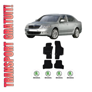 Set Covorase Presuri SKODA Octavia II (1Z3) din 2004-2013, Auto, Material Textil Mocheta, SKODA