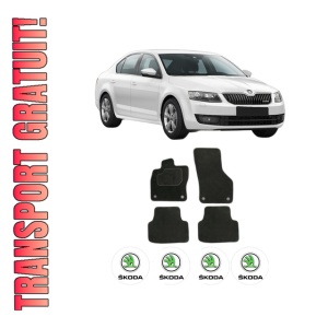 Set Covorase Presuri SKODA Octavia III (5E3, NL3, NR3) din 2012-2020, Auto, Material Textil Mocheta, SKODA