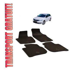 Set covorase presuri SKODA RAPID din 2012-2019, auto, din cauciuc thermoplastic