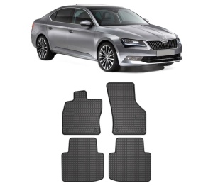 Set covorase presuri SKODA SUPERB III (3V3) din 2015-2024, auto, din cauciuc thermoplastic, SKODA - Img 2