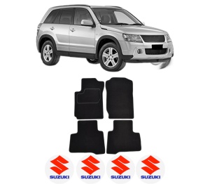 Set Covorase Presuri SUZUKI GRAND VITARA II (JT, TE, TD) din 2005-2015, Auto, Material Textil Mocheta, SUZUKI - Img 2