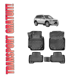 Set covorase presuri SUZUKI GRAND VITARA III 5D din 2005-2015, auto, din cauciuc thermoplastic - Img 8