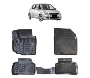 Set covorase presuri SUZUKI SWIFT II AZG din 2010-2017, auto, din cauciuc thermoplastic - Img 2
