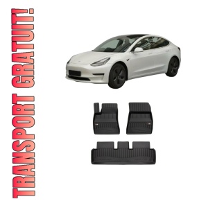 Set covorase presuri TESLA MODEL 3 (5YJ3) din 2017-2019, auto, din cauciuc thermoplastic, TESLA