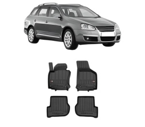 Set covorase presuri Volkswagen GOLF V Variant (1K5) din 2007-2009, auto, din cauciuc thermoplastic, Volkswagen - Img 2