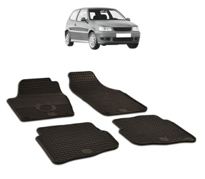 Set covorase presuri Volkswagen POLO din 2001-2009, auto, din cauciuc thermoplastic - Img 2