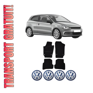 Set Covorase Presuri Volkswagen POLO V (6R1, 6C1) din 2009-2022, Auto, Material Textil Mocheta, Volkswagen