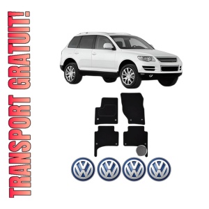 Set Covorase Presuri Volkswagen TOUAREG (7LA, 7L6, 7L7) din 2002-2010, Auto, Material Textil Mocheta, Volkswagen