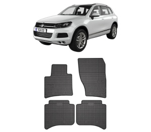 Set covorase presuri Volkswagen TOUAREG VAN (7P5) din 2011-2014, auto, din cauciuc thermoplastic, Volkswagen - Img 2