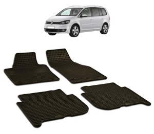 Set covorase presuri Volkswagen TOURAN din 2010-2015, auto, din cauciuc thermoplastic - Img 2