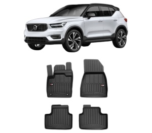 Set covorase presuri VOLVO XC40 (536) din 2017-2023, auto, din cauciuc thermoplastic, VOLVO - Img 2