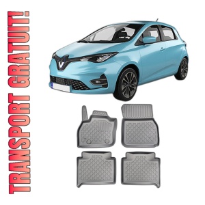 Set covorase RENAULT ZOE, din 06.2019 - Prezent, covorase tavita, caroserie HATCHBACK FACELIFT, compatibile cu autoturismul RENAULT ZOE, ARISTAR
