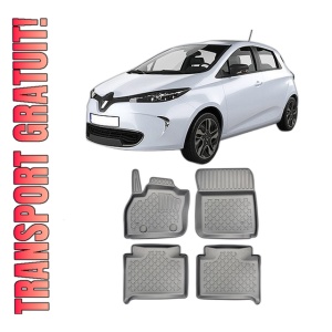 Set covorase RENAULT ZOE, din 12.2012 - 05.2019, covorase tavita, caroserie HATCHBACK INAINTE DE FACELIFT, compatibile cu autoturismul RENAULT ZOE, ARISTAR