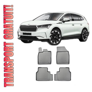 Set covorase SKODA ENYAQ IV, din 04.2021 - 01.2022, covorase tavita, caroserie SUV, compatibile cu autoturismul SKODA ENYAQ IV, ARISTAR