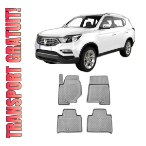 Set covorase SSANG YONG REXTON Y400, din 11.2017 - Prezent, covorase tavita, caroserie SUV AL 3-LEA rand exclus, compatibile cu autoturismul SSANG YONG REXTON Y400, ARISTAR